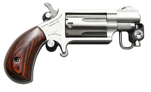 North American Arms Skeleton Belt Buckle and 22 MAG Revolver Combo