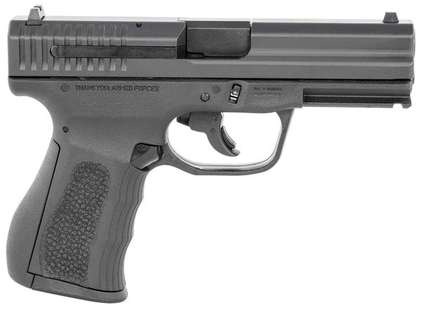 FMK 9mm 4" Barrel, Fast Action Trigger Drop Free 14 rd mags, Black