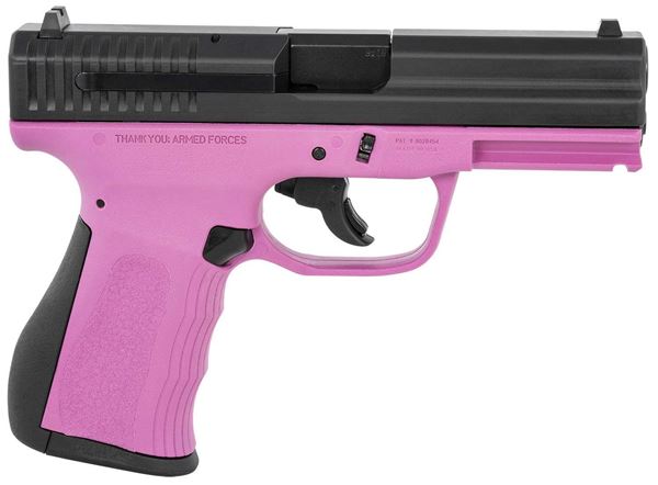 FMK 9mm 4" Barrel, Fast Action Trigger Drop Free 14 rd mags, Pink