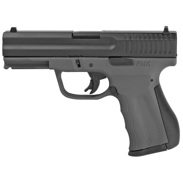 FMK 9mm 4" Barrel, Fast Action Trigger Drop Free 14 rd mags, Dark Grey