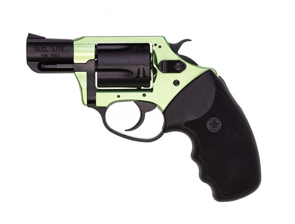 Charter Arms - SHAMROCK, .38 Special, 2", 5rd, Full Grip, Standard Hammer, Green/Black Passivate