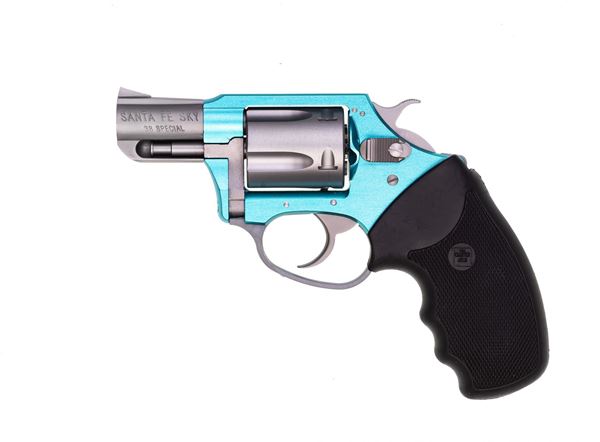 Charter Arms - Santa Fe Sky .38 Special, 2", 5rd, Rubber Grip, Blue and Silver
