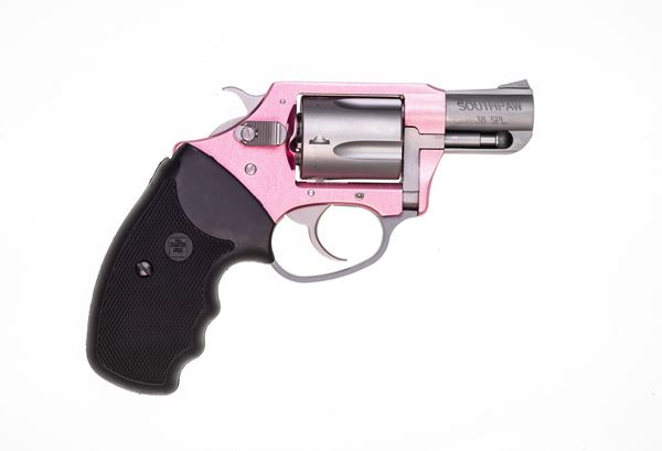 Charter  Arms - SOUTHPAW, .38 Special, 2", 5rd, Full Grip, Pink/Stainless Steel, for MA