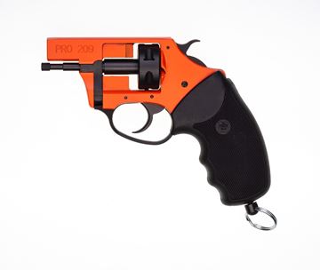 Charter Arms - PRO 209, 209 Primer, 6rd, Compact Grip, Standard  Hammer, Orange/Black Passivate