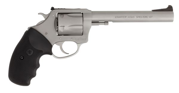 Charter Arms- Target BULLDOG, .44 Special, 5rd, 6", Stainless Steel