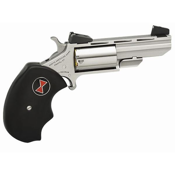 NAA- Black Widow, 22 Magnum, 2" Barrel, Adjustable Sight, 5rd