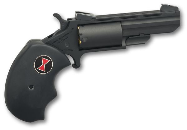NAA- Black Widow, 22 Magnum w/PVD Coating, 2" Barrel, Fixed Sight, 5rd