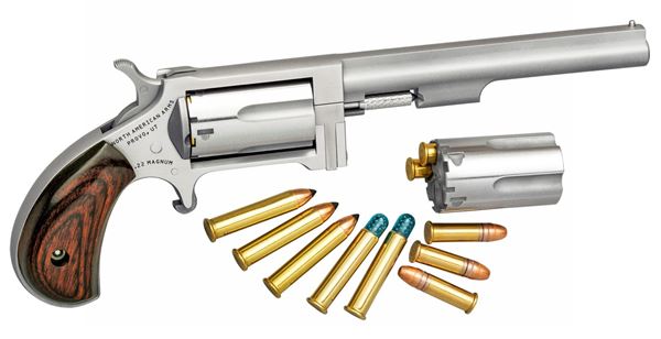 NAA-Sidewinder, 22 LR/M Swing Out, 4" Barrel, 5rd, CA