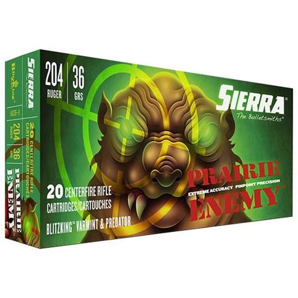 Sierra Bullets 204 Ruger 36 Gr BlitzKing 20rd pack