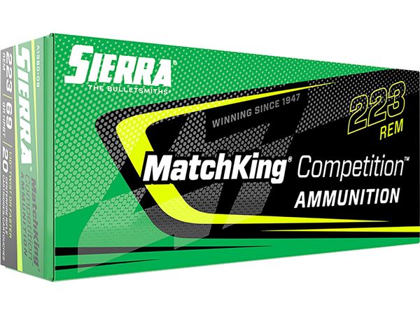 Sierra Bullets 223 Remington 69 GR HPBT MatchKing