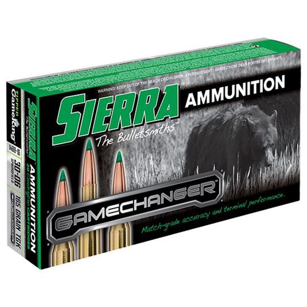 Sierra Bullets  Game Changer, 30-06 Springfield, 165 GR TGK, 20rd pack