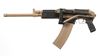 Picture of Molot Vepr 12 Gauge Semi-Automatic Shotgun FDE Cerakote Left Side Folding Buttstock