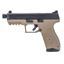IWI MASADA Optics Ready Pistol Flat Dark Earth 9mm 4.6" Threaded Barrel (2) 17RD Mag Suppressor Height 3Dot Sight