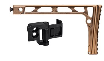 JMac Customs SS-8R Stock with JMac 1913 Folding Mech, Tan