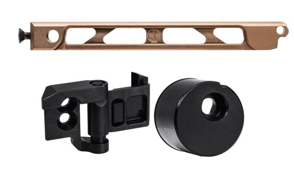 JMac Customs AB-8 with Brace Adapter and JMac 1913 Folding Mech, Tan