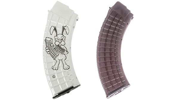 Picture of Arsenal Custom Shop Platinum "Back Off" Bunny & 40rd Plum AK47 Magazine Pack