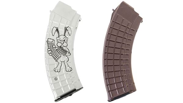 Picture of Arsenal Custom Shop Platinum "Back Off" Bunny & 30rd Plum AK47 Magazine Pack