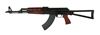 Picture of Zastava ZPAPM70 Semi-Auto 7.62x39mm AK47 Rifle Blood Red Handguard Triangle Folding Stock