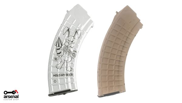 Arsenal Custom Shop & Avo "Freedom Bunny" Magazine Pack Includes FDE 30rd M-47WD