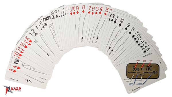 Picture of Kalashnikov AK Rifle Playing Cards