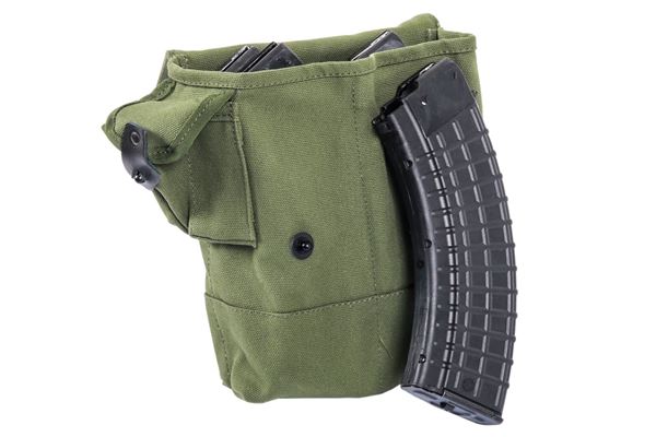 Picture of Arsenal Green Canvas Magazine Pouch with 4 Circle 10 30rd Magazines