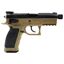 B&T MK-II 9mm 4.3" Threaded Barrel Semi-Auto FDE Pistol 17rd