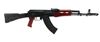 Picture of Kalashnikov USA KR-103SFSRW 7.62x39mm Rifle Side Folding Stock Red Wood 30rd