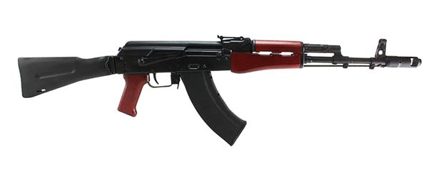 Picture of Kalashnikov USA KR-103SFSRW 7.62x39mm Rifle Side Folding Stock Red Wood 30rd