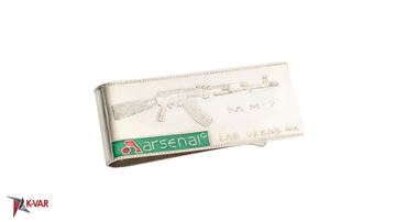 Picture of HISTORICAL Arsenal .925 Pure Silver Money Clip with Arsenal Logo