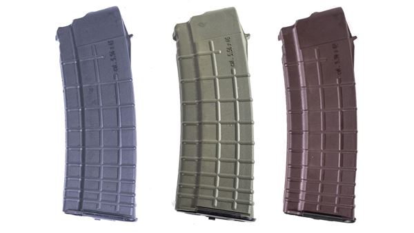 Picture of Arsenal Circle 10 Mags - Black - OD Green - Plum - 30rd 5.56 Mag Pack