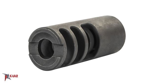 Picture of Arsenal AK-20 Style Muzzle Brake 7.62x39 14x1mm LH Threads Stainless Steel