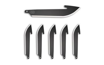 OD EDGE DROP-PT 2.5" BLADE 6PK BLK