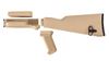 Picture of Arsenal U.S. Made Desert Sand Polymer Stock Set for Milled Receiver AK47