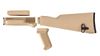 Arsenal U.S. Made Desert Sand Polymer Stock Set for Milled Receiver AK47