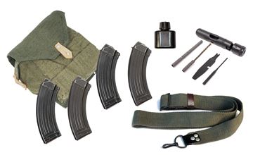 Picture of Arsenal Collector's Magazine Package Bulgarian Steel Mags, Mag Pouch, Sling, Cleaning Kit, Oil Bottle