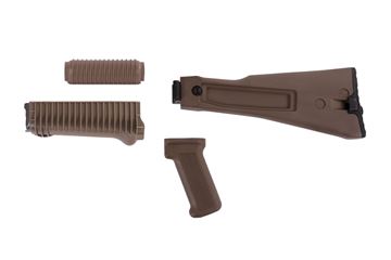Picture of Arsenal US 4 Piece FDE Left Side Folding Buttstock & Handguard Set Stamped Receivers