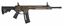 LWRC International SIX8 A5 6.8mm, 16.1" Barrel 30rd Semi-Auto Rifle Patriot Brown