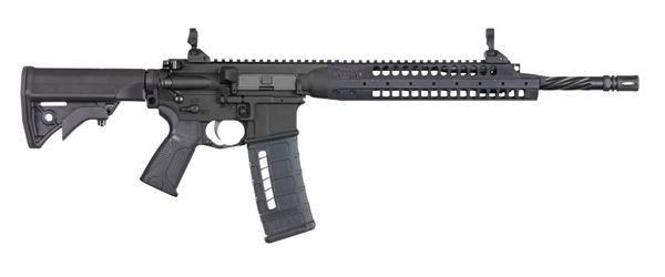 LWRC International SIX8 A5, 6.8mm, 16.1" Barrel, 30rd, 5/8 x 24 TPI, 1/10" RH, Black