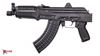 Picture of Arsenal SAM7K AK Pistol 7.62x39mm US Furniture 30rd Mag Hard Case