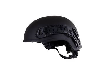 Busch PROtective Ballistic Helmet Black, High Cut  IIIA+, VPAM, DEA-FBI DOJ Rated