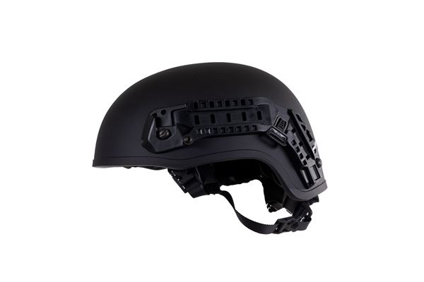 Picture of Busch PROtective Ballistic Helmet Black, High Cut  IIIA+, VPAM, DEA-FBI DOJ Rated