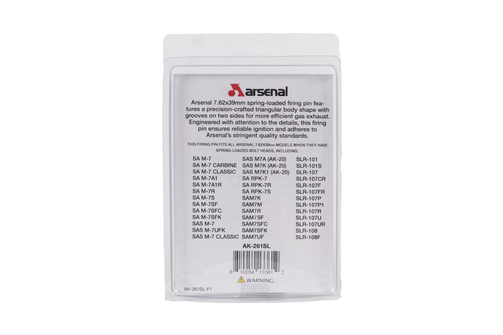 Arsenal Spring Loaded Firing Pin 7.62x39mm at KVar
