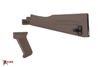 Picture of Arsenal AK47 / AK74 Warsaw Length FDE Buttstock and Pistol Grip Set for Stamped Receivers