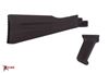 Arsenal AK47 / AK74 Warsaw Length Plum Buttstock and Pistol Grip Set for Stamped Receivers