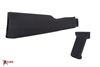 Arsenal Intermediate Length Black AK47 Buttstock and Pistol Grip Set for Milled Receivers