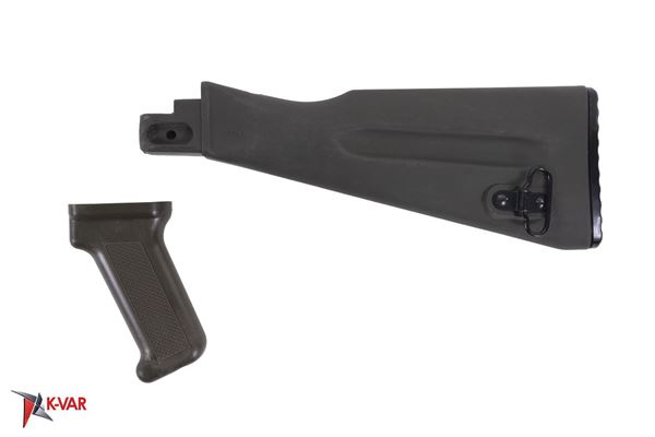 Arsenal AK47 US Made OD Green Warsaw Length Stock Set for Stamped Receivers