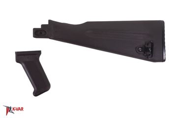 Picture of Arsenal AK47 / AK74 NATO Length Plum Buttstock Set for Stamped Receivers