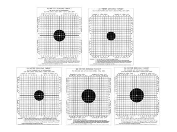 Picture of A pack of 30 targets for AK, AKS-74U, AK-102, RPK, and PKM. 6 targets of each type.