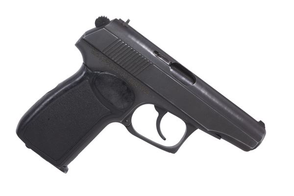 Picture of Arsenal Makarov 8 Round Bulgarian Pistol 9x18mm Black Sporting Grip Fair Condition