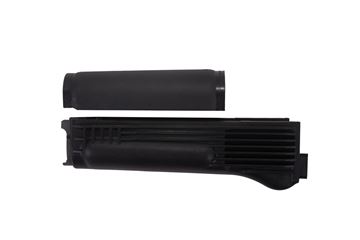 Picture of Arsenal Black Polymer Handguard Set with Stainless Steel Heat Shield for Stamped Receivers
